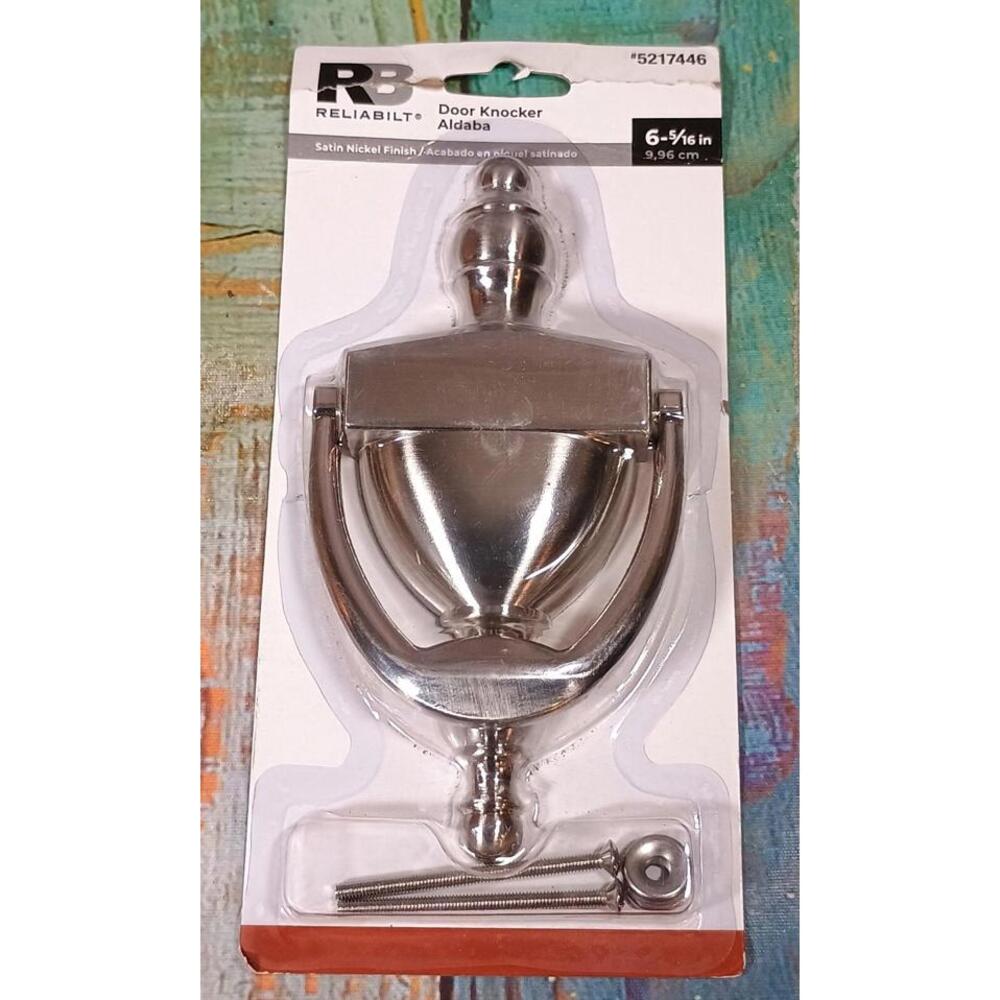 Reliabilt Satin Nickel Door‎ Knocker 6-9/16 in